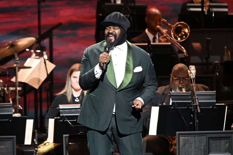 Gregory Porter performs onstage at Jazz at Lincoln Center's 2023 Gala, American Anthems: From Sea to Shining Sea.