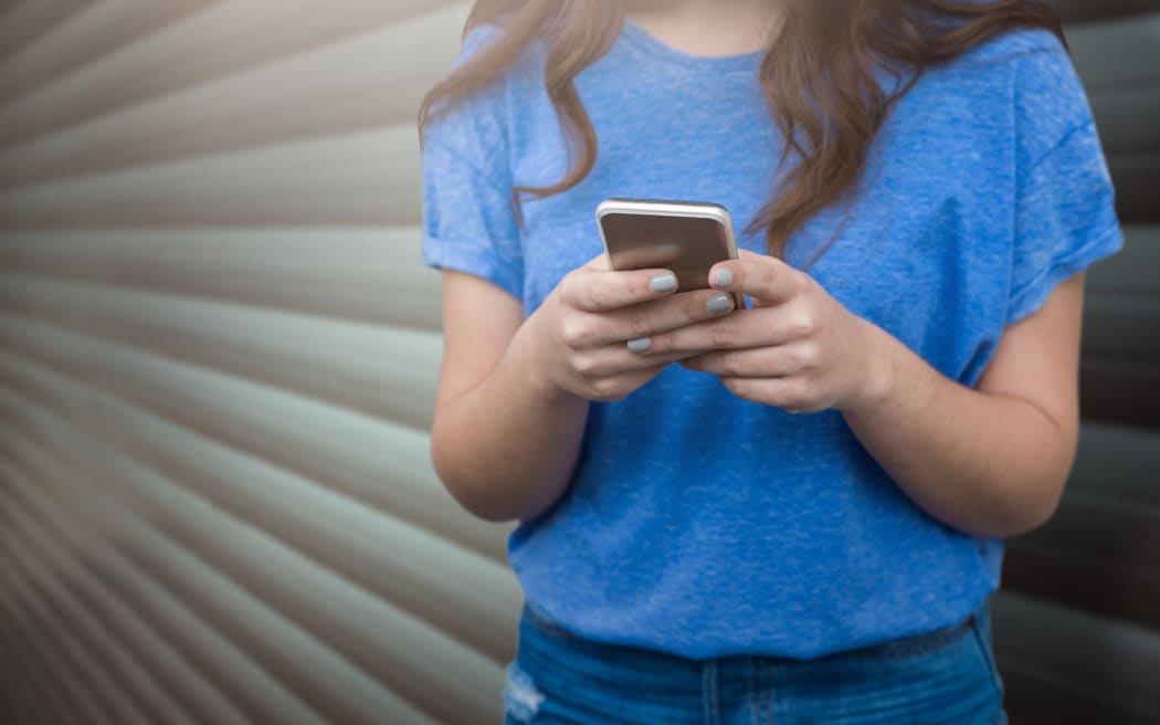 Women using smartphone