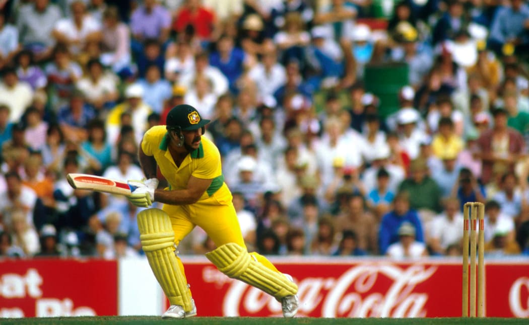 Rodney Marsh, Australia v West Indies, World Series ODI, one day international cricket, Sydney Cricket Ground, Australia. 17 January 1984.