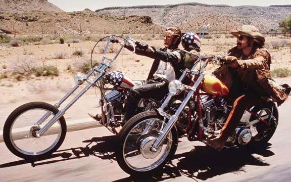 Peter Fonda and Dennis Hopper in Easy Rider