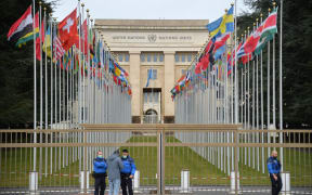 A United Nations building in Geneva, Switzerland.