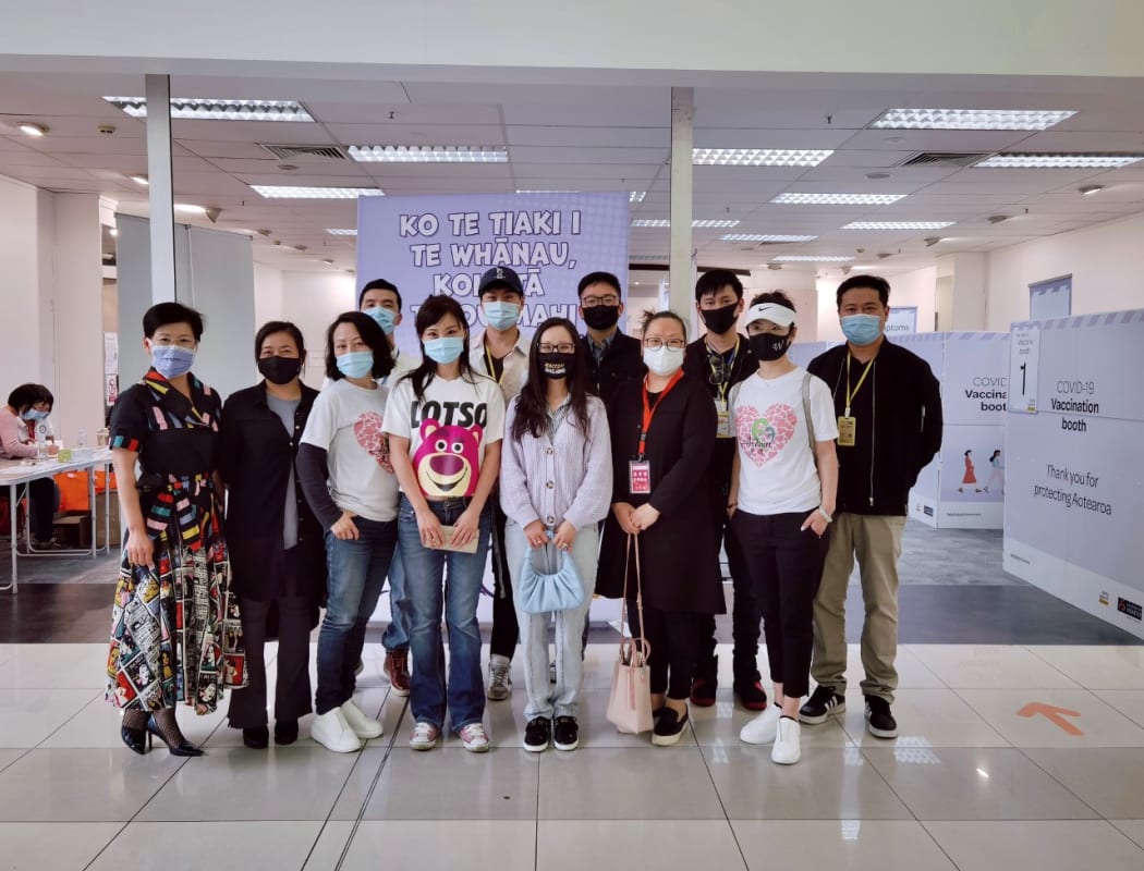 The Christchurch Chinese Advisory Network Group and volunteers.