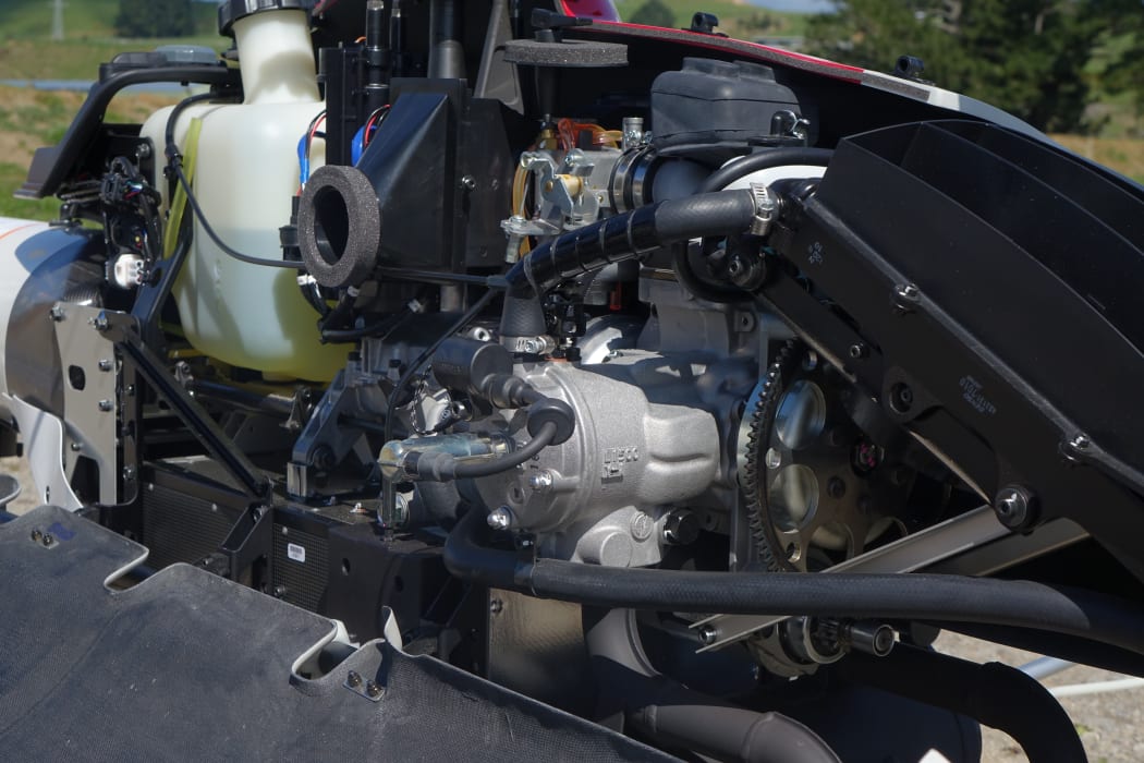 The Yamaha RMAX sports a 260cc two-stroke engine.