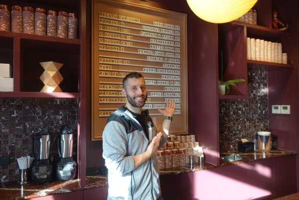 Gelato maker Marco Adinolfi says he tries to combine his knowledge and love for Italian gelato with some New Zealand flavours.