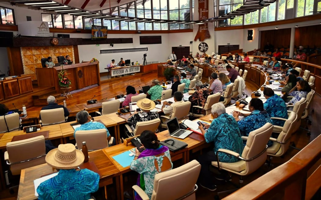 French Polynesia’s territorial assembly in session