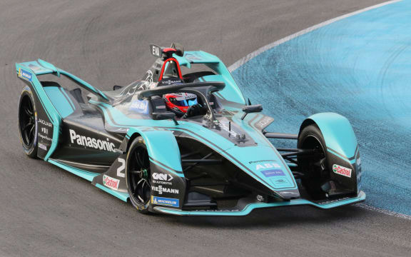 Jaguar Formula E driver, New Zealander Mitch Evans.