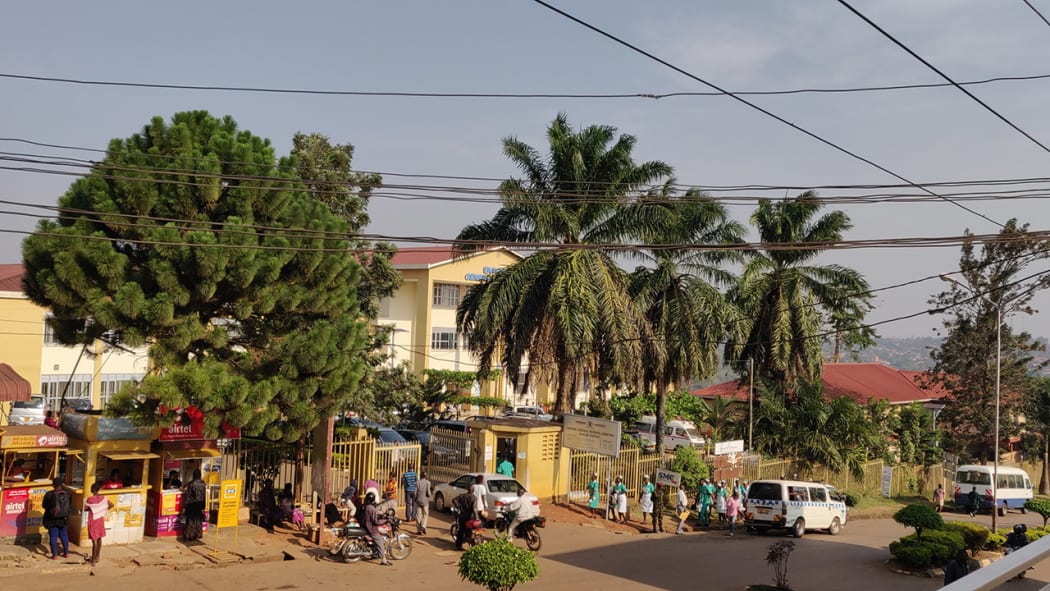 Morning rush at Entebbe Hosptial