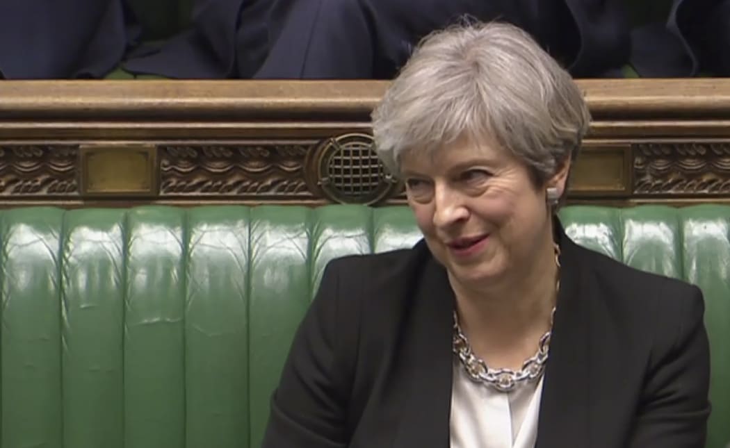 Members of parliament taking part in Prime Ministers questions in the House of Commons in London ahead of a vote on holding a snap election in June.