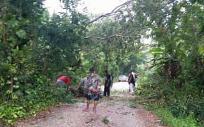 Damage on Saipan, CNMI.