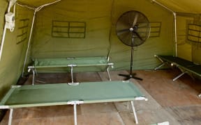 Beds at Manus Islands Detention Centre on Papua New Guinea