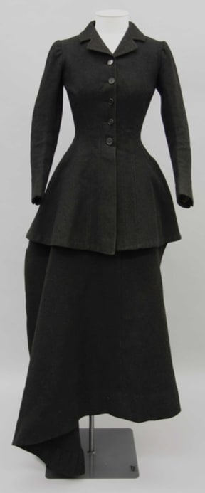 J Busvine and Co Riding Habit, c1900 formally worn by Meta Johnson. Te Papa. Gift of Joan and Nicky Riddiford, 2010