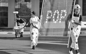 Auckland based clown group The White Face Crew
