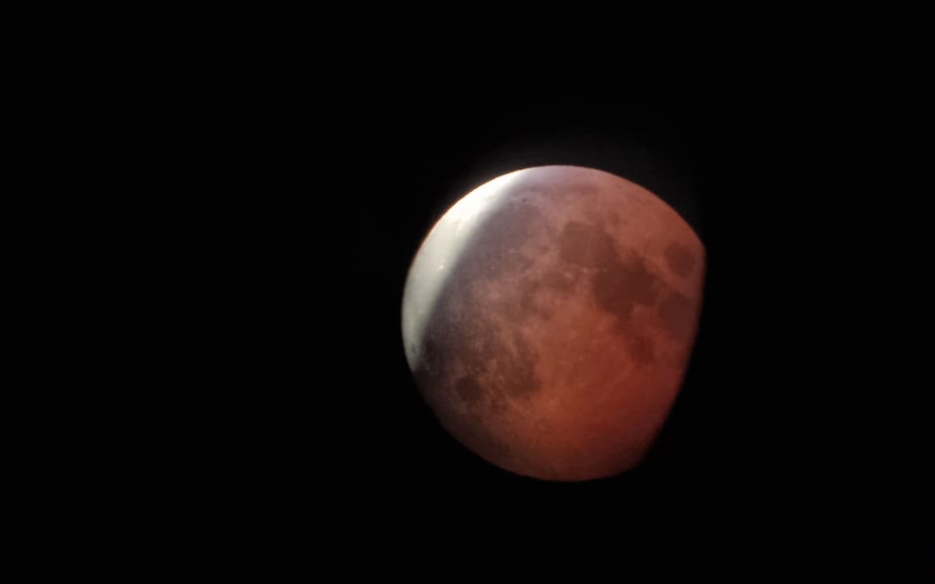 Bobby Tao captured this photo of the blood moon lunar eclipse, on Friday 14 March, 2025.