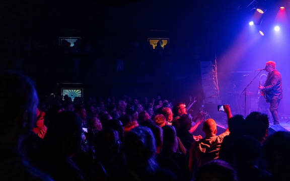 Martin Phillipps of The Chills performs at The Powerstation on May 14, 2021 in Auckland, New Zealand.