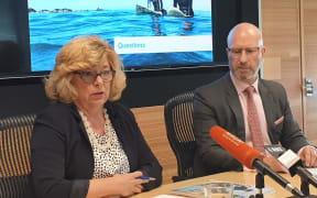 ACC chair Dame Paula Rebstock and ACC CEO Scott Pickering.