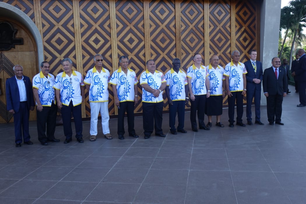 Pacific Forum leaders in Port Moresby for the 2015 Forum Leaders Summit.