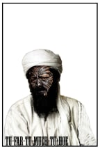 'Tame Iti Vs Osama' - a 2012 print by Hohepa 'Hori' Thompson