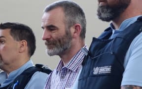 Former police officer Benjamin McLean appears for sentencing after pleading guilty to murdering his wife.