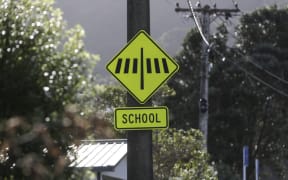06072016 Photo: Rebekah Parsons-King. School sign near Ngaio School.