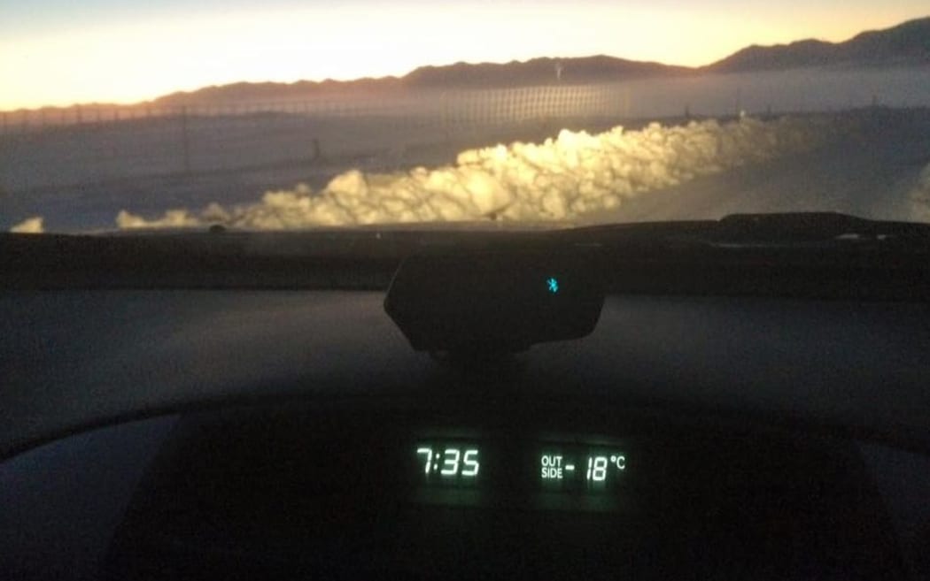 Tekapo this morning at 7.35am.