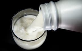 Milk in glass