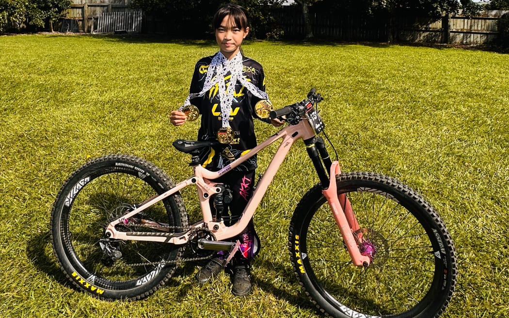 Yingjia Wang at the 2026 Crankworx event in Rotorua.