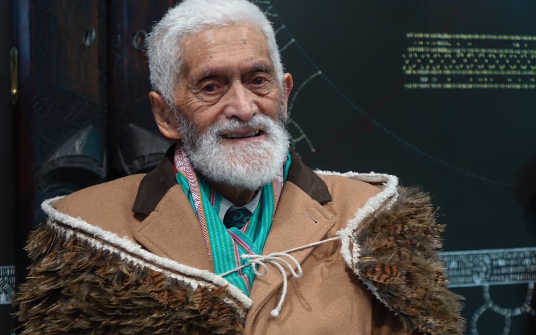 Taranaki te reo pioneer  Dr Huirangi Waikerepuru.