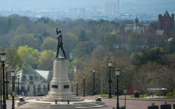 A general view of Stormont, the Northern Ireland Parliament Buildings in Belfast.
