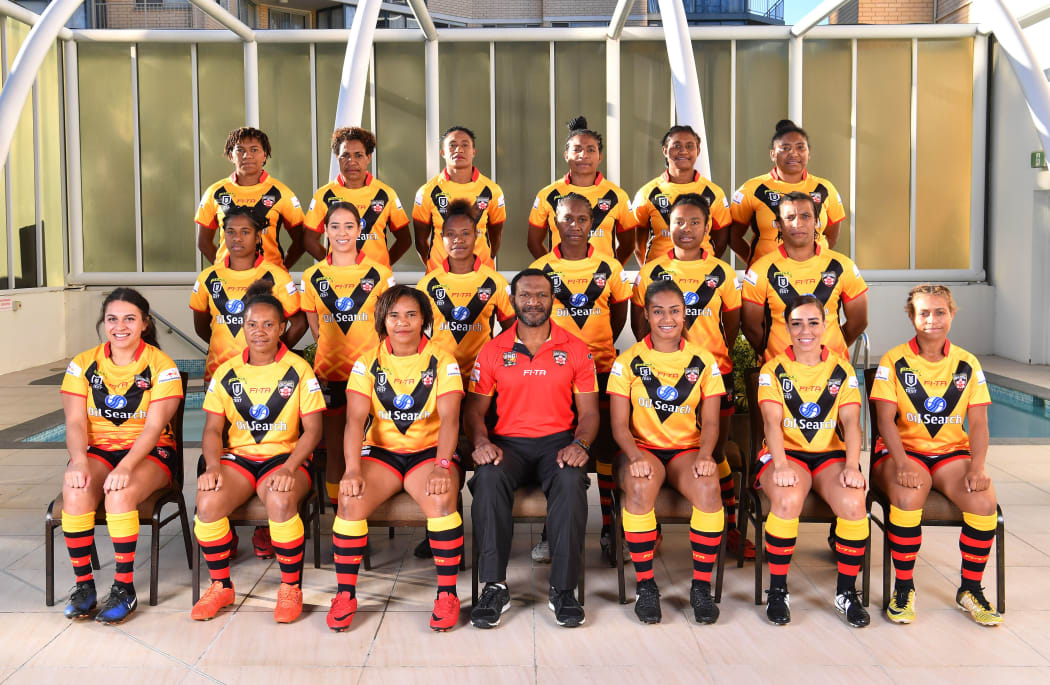 The PNG Orchids team to face Fiji in the 2019 Pacific Test Invitational.
