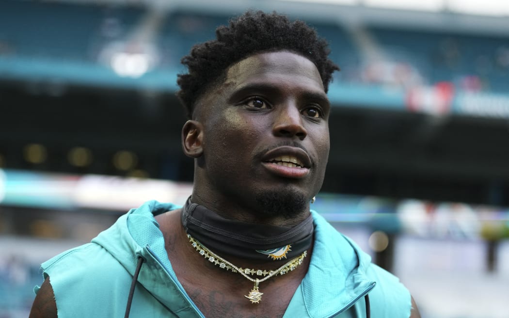 Tyreek Hill of the Miami Dolphins.