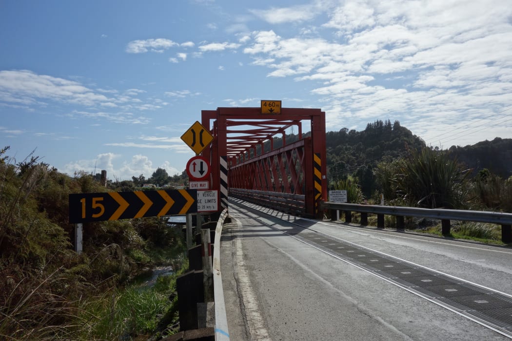 The incomplete cycle trail section runs between the Taramakau Bridge to Ross.