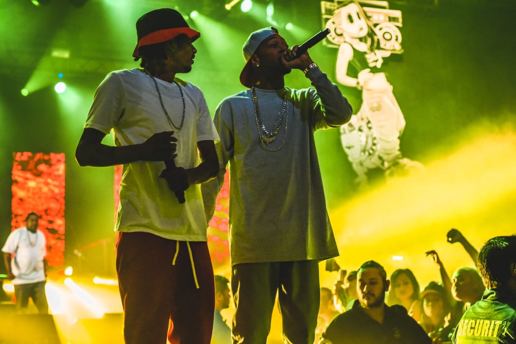Bone Thugs-N-Harmony's Layzie Bone and Krayzie Bone.