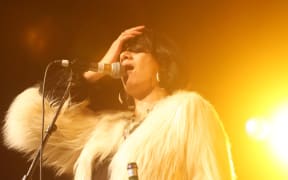 Karoline Tamati, otherwise known as Ladi6 performs at the Powerstation.
