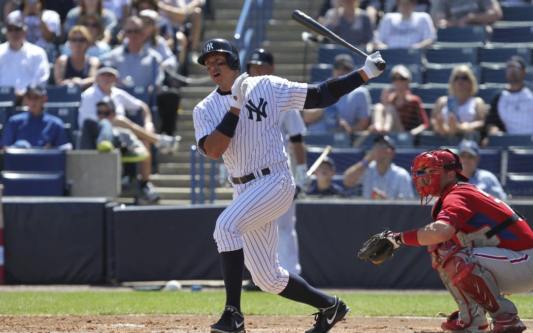New York Yankees third baseman Alex Rodriguez.