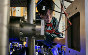 A researcher at Te Whai Ao Dodds Wall Centre.