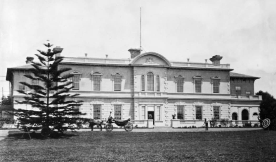 Auckland's Government House in the 1880s