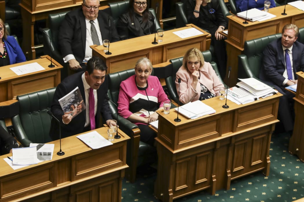 Simon Bridges delivers his speech