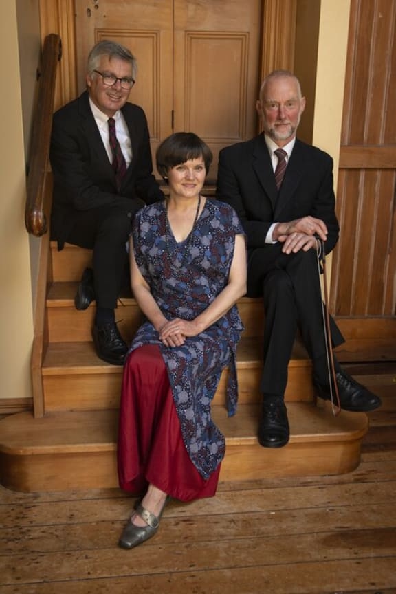 (l to r: Douglas Mews, Rowena Simpson, Robert Ibell)