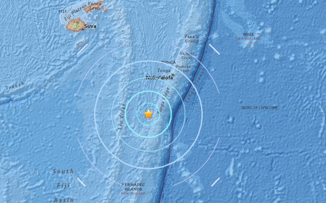 The USGS measured a 6.4 earthquake to the south of Fiji, and the southwest of Tonga, at 98 kilometres deep, 846km south east of Suva, at 1619 Fiji Time on 26 September 2017.