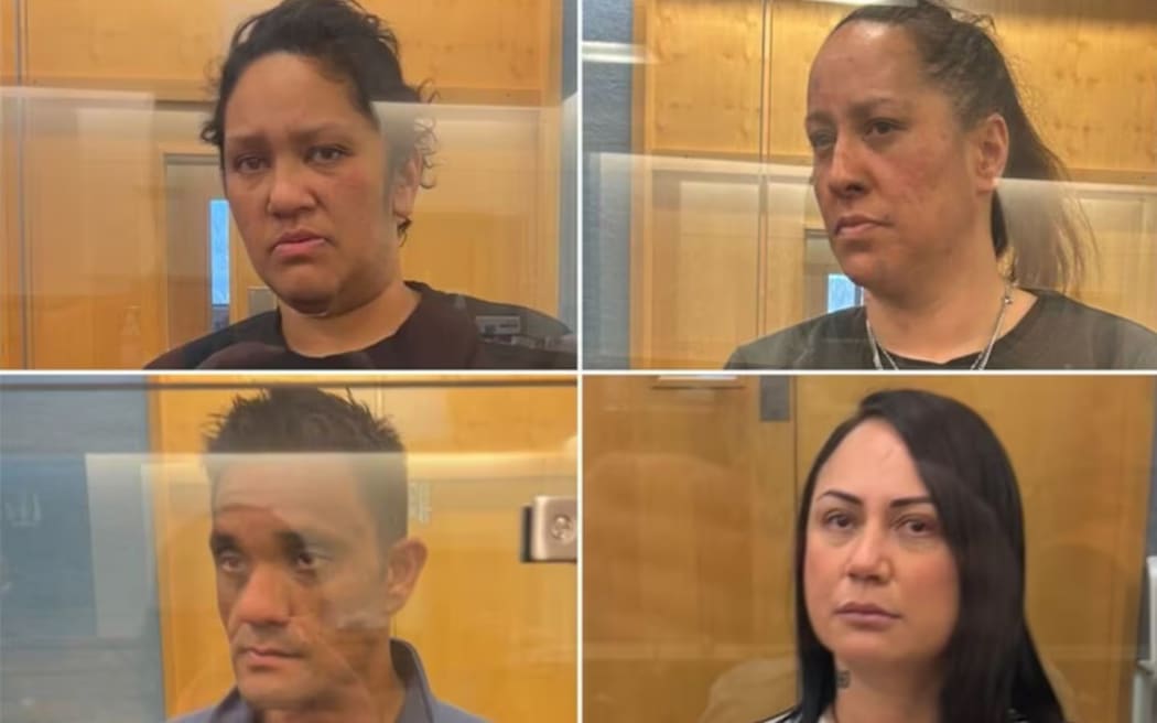 From top left, clockwise: Jacqueline Whaanga, Ashleah Te Hira, Melody Haupokia-Kawerau, and Mohammed Hussain.
