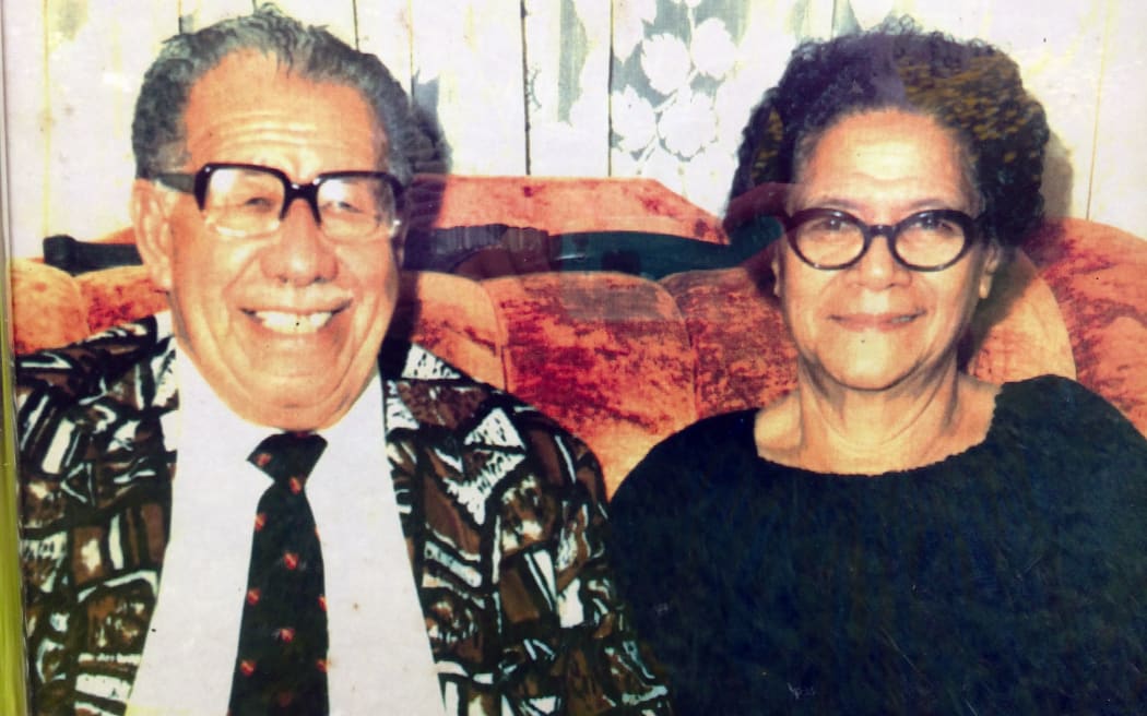 Pousima Afeaki and his wife Lisia. Friends of author of 'Being Palangi'  Tony Haas.