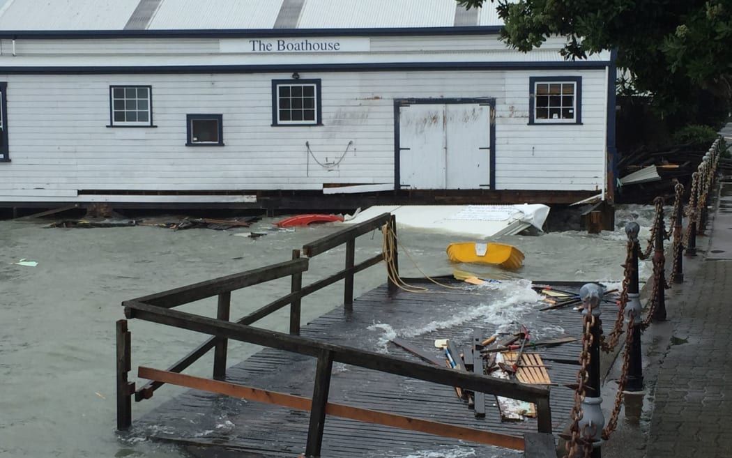 The Boathouse on Nelson's waterfront.