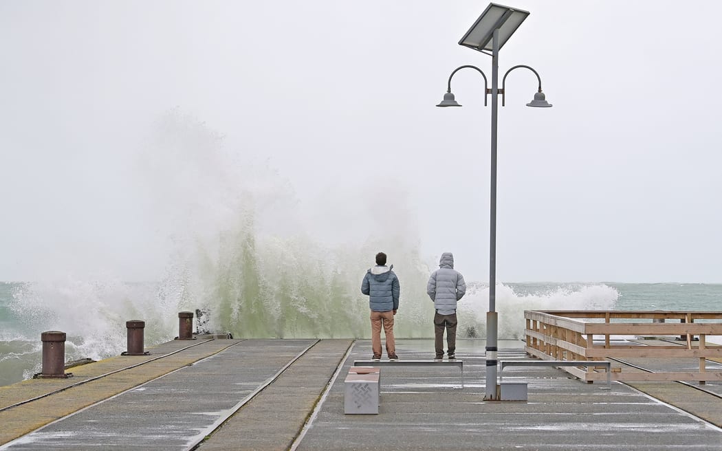The solar-powered lamp at the end of Tolaga Bay Wharf has been removed and the district council is investigating alternatives.