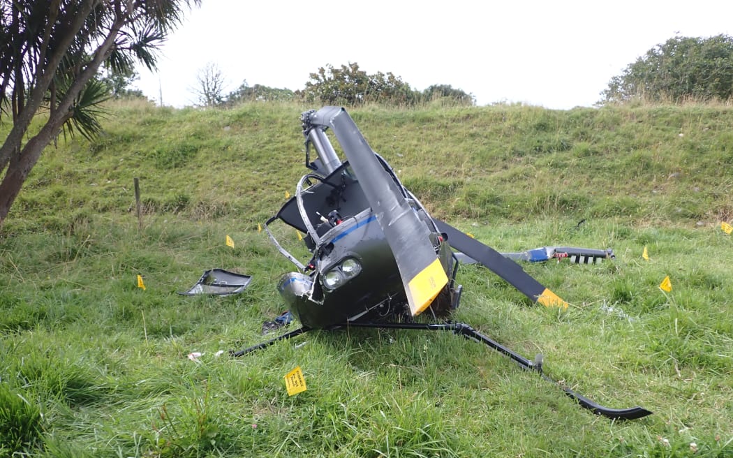 Tony Ibbotson's Robinson R22 crashed on the West Coast on 2 January, 2022.