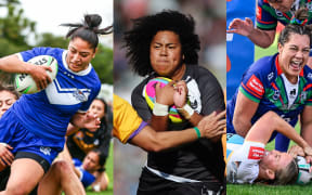 The Fotu-Moala sisters from left Maatuleio, Teuila and Metanoia.