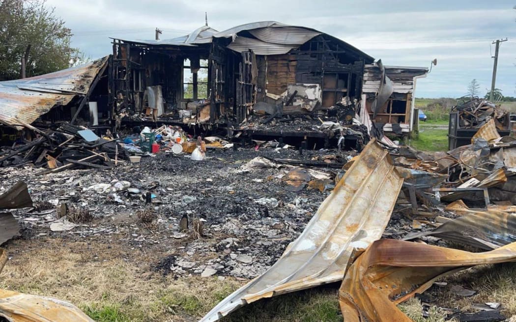 A whānau home of nine in Muriwai, Gisborne caught fire and burned to the ground two weeks ago.