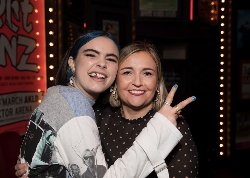 Stella Bennett aka Benee with Music 101 host Charlotte Ryan at the Silver Scrolls 2019