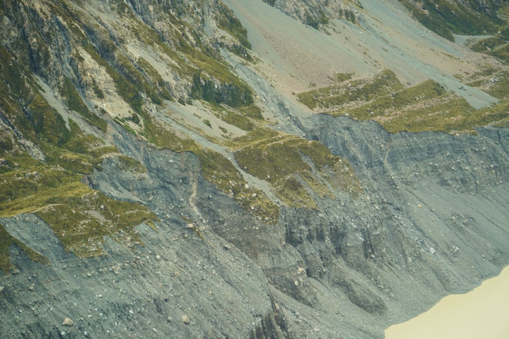East Hooker Valley moraine washout