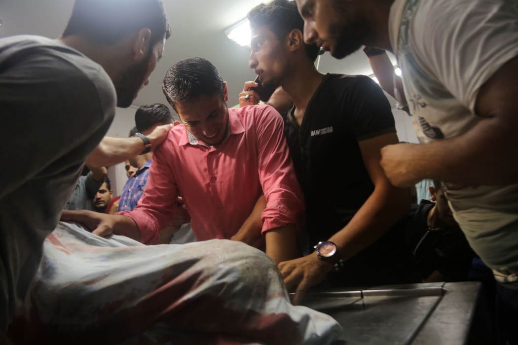 A Palestinian teenager killed in an Israeli air strike.