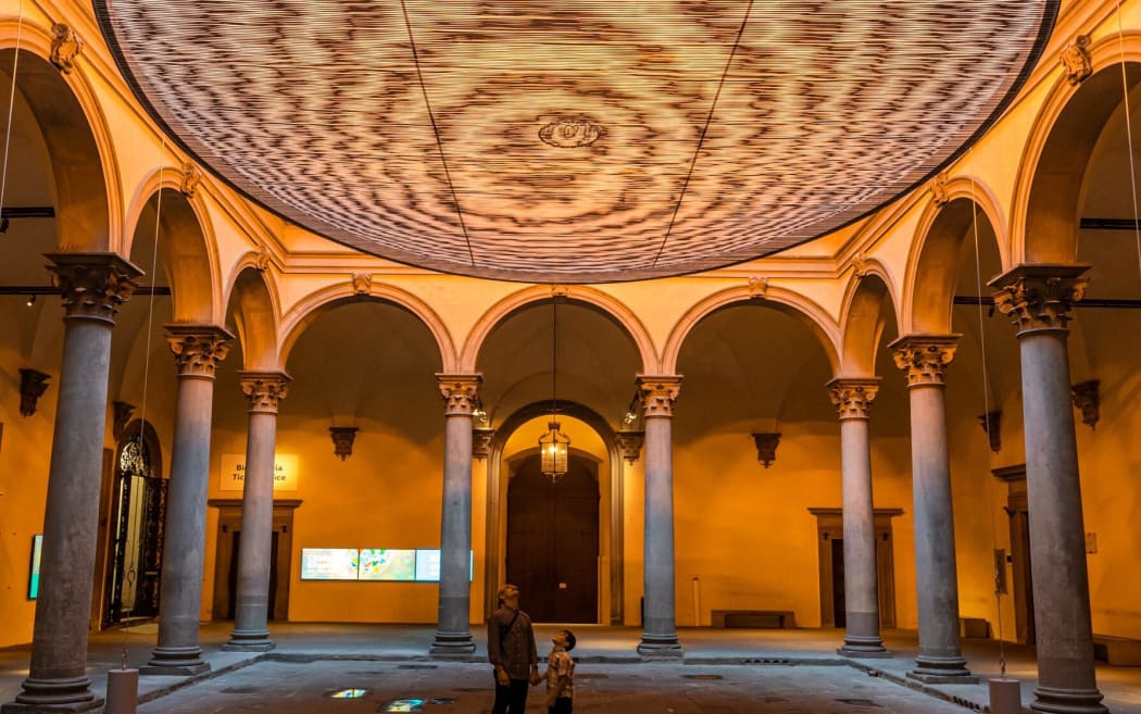Olafur Eliasson's 'Under the Weather' sculpture.